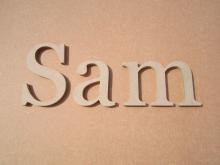 MDF letters onbehandeld